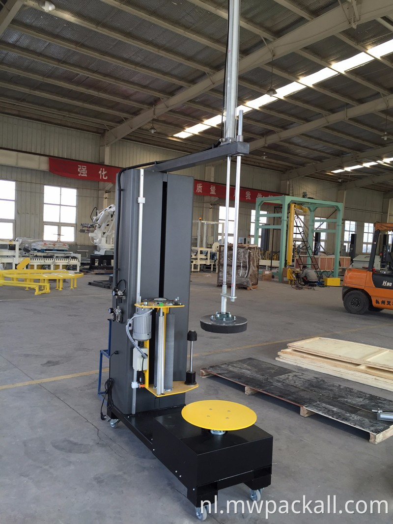 Kleine karton doos rekmachines, mini -stretch wrapper